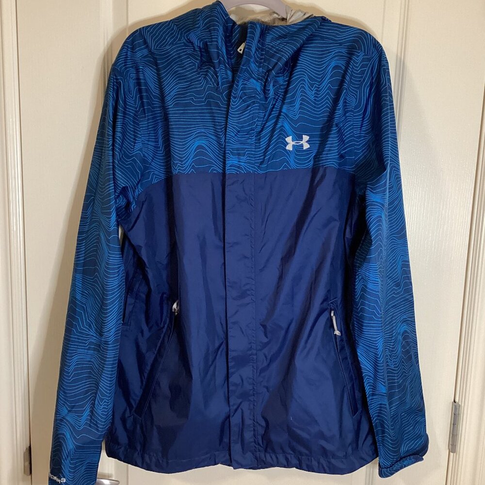 Under Armour Storm 3 Velocity Surge Waterproof Jacket Rain Windbreaker Camping